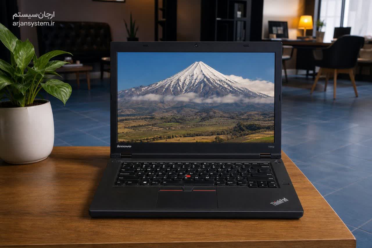 لپتاپ لنوو مدل t440p با هارد ssd256