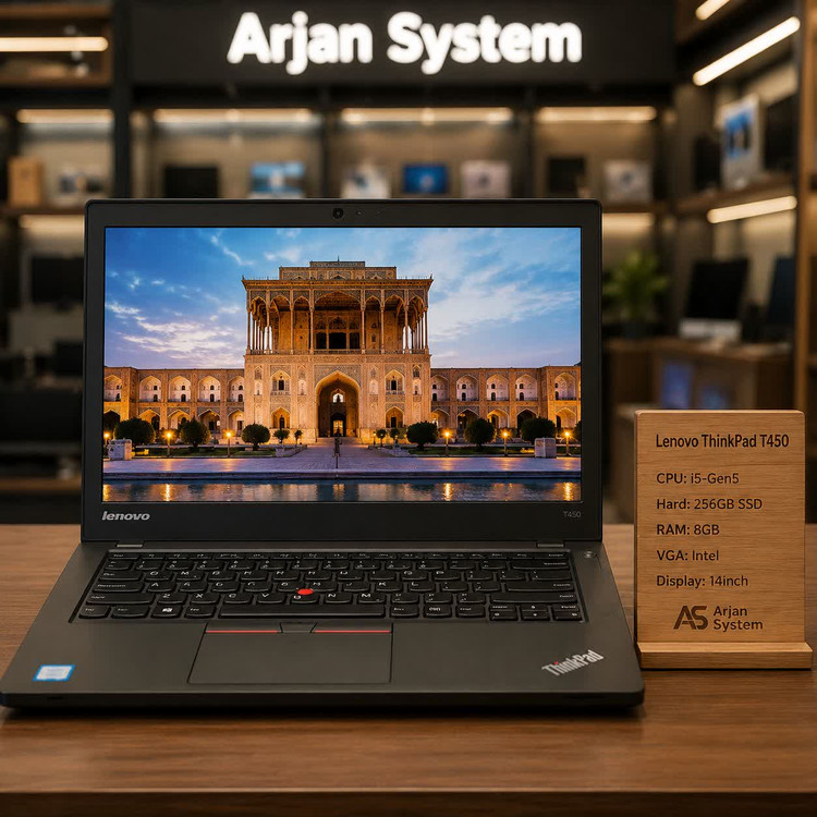 لپتاپ لنوو مدل t450 با هارد ssd