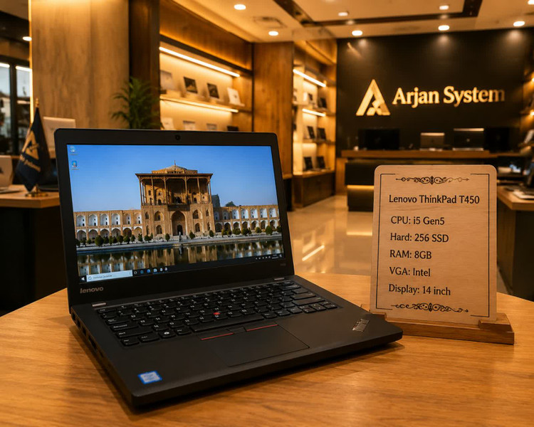لپتاپ لنوو مدل t450 با هارد ssd