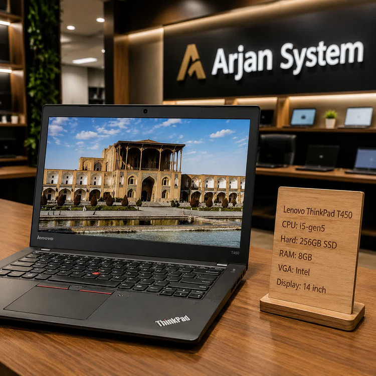 لپتاپ لنوو مدل t450 با هارد ssd