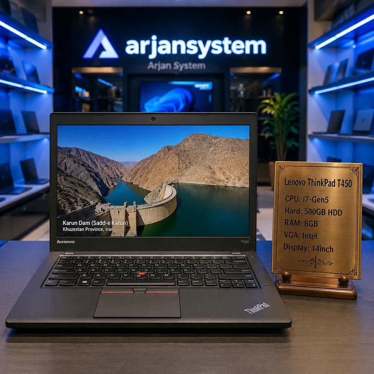 لپتاپ لنوو مدل t450 سری i7