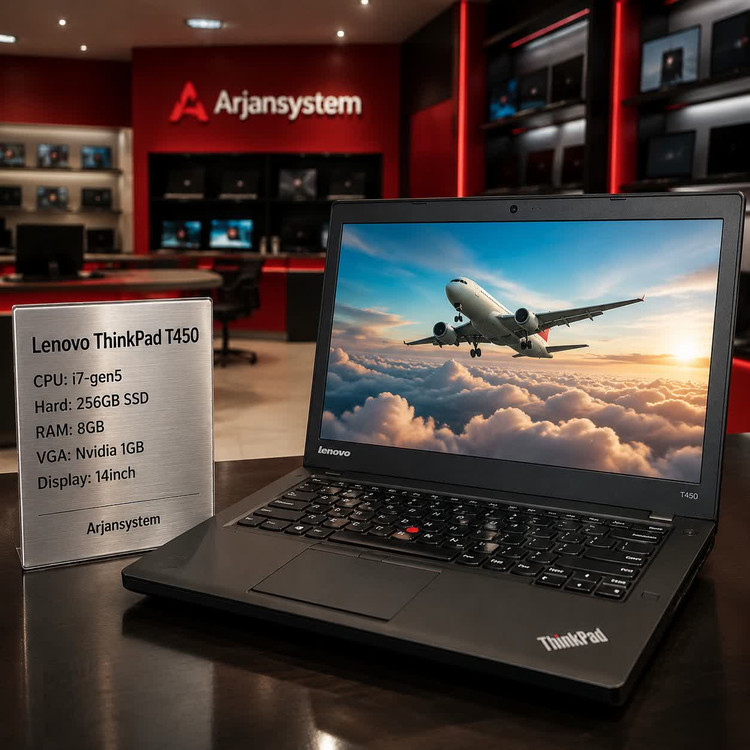 لپتاپ لنوو مدل t450 سری i7 گرافیکدار