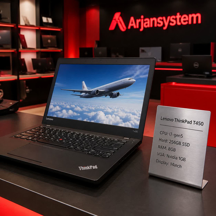 لپتاپ لنوو مدل t450 سری i7 گرافیکدار