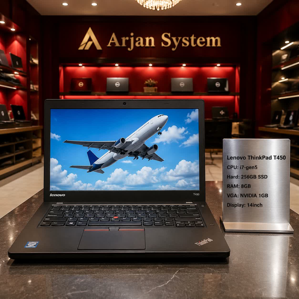 لپتاپ لنوو مدل t450 سری i7 گرافیکدار
