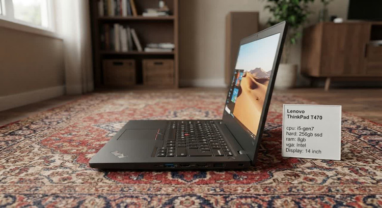 لپتاپ لنوو مدل T470