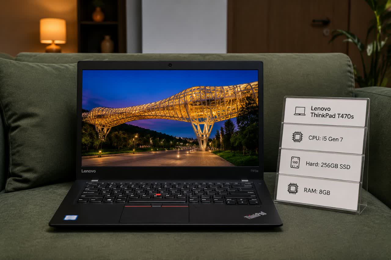 لپتاپ لنوو مدل T470s تاچ