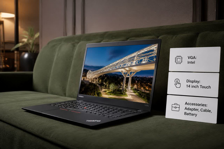 لپتاپ لنوو مدل T470s تاچ